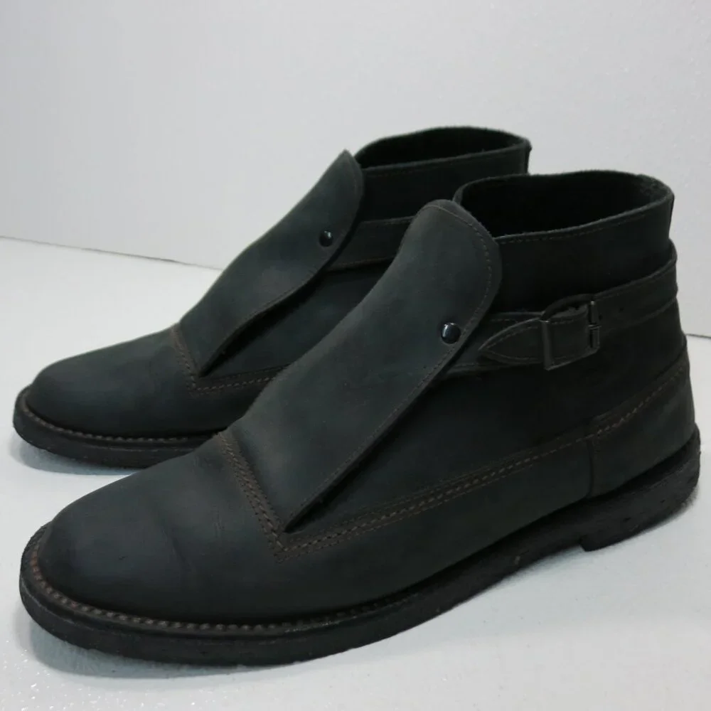 Original Ravilla Oil Tanned Nubuck Leather Boots Shoes Men's Hiking Dress Sz 10